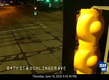84th St at Schlinger Ave