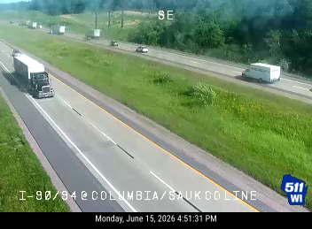 I-90/94 at Columbia-Sauk Line