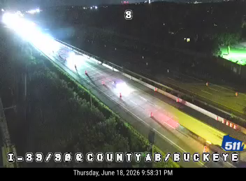 I-39/90 at Buckeye Rd/County AB
