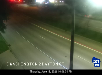 E Washington Ave at Dayton St