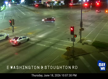 E Washington Ave at Stoughton Rd