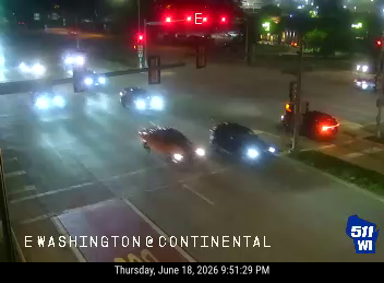 E Washington Ave at Continental Ln