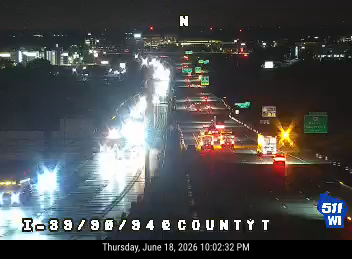 I-39/90/94 at County T