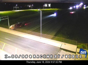 I-39/90 at Racine St/WIS 11
