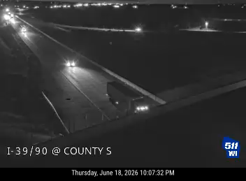 I-39/90 at County S