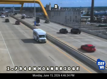 I-794 at N of Hoan Bridge