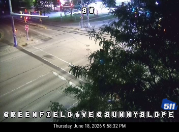 Greenfield Ave at Sunnyslope Rd