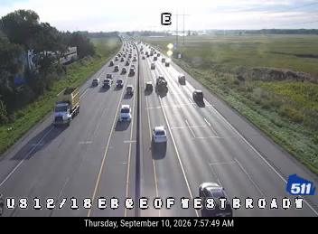 US 12/18 EB at E of West Broadway (Flex)